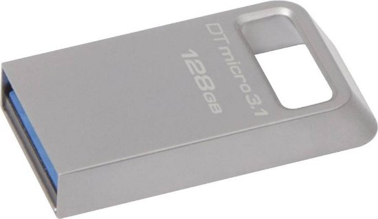 USB ključek 3.2 FLASH DRIVE, 128GB, KINGSTON DataTraveler Micro DTMC3G2/128GB, srebrni