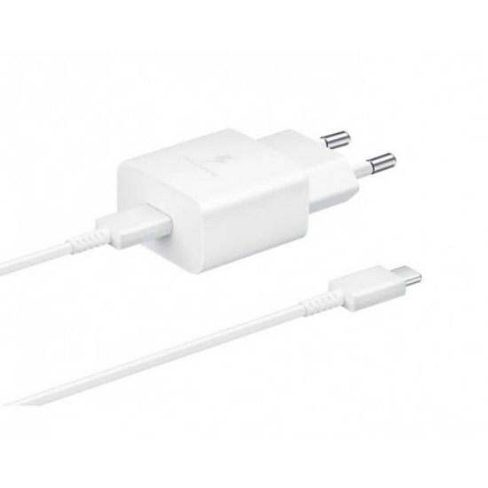 Kućni punjač SAMSUNG T1510 USB-C, Fast Charge 15W, bijeli