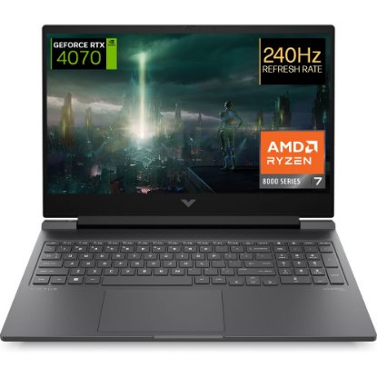 Prenosnik HP Victus 16-s1023nm B0UC7EA / Ryzen 7 8845HS, 32GB, 1TB SSD, nVidia GeForce RTX 4070, 16.1" QHD 240Hz IPS, brez OS, sivi