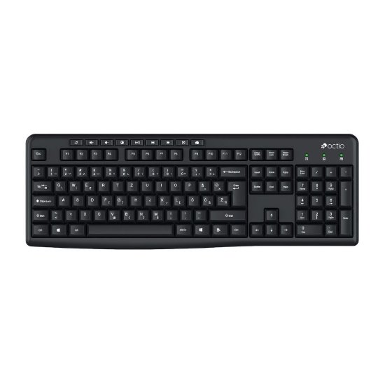Tipkovnica OCTIO K100U, črna, USB