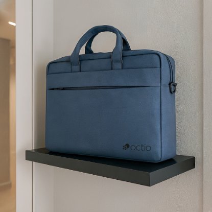 Torbica za prenosni računalnik OCTIO Ascend, 15,6", modra