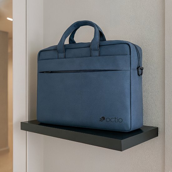 Torbica za prenosni računalnik OCTIO Ascend, 15,6", modra