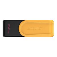 USB 3.2 pomnilniški ključek FLASH DRIVE, 512 GB, KINGSTON DataTraveler Exodia S DTXS/512GB, črno/rumen