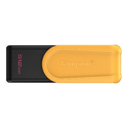 USB 3.2 pomnilniški ključek FLASH DRIVE, 512 GB, KINGSTON DataTraveler Exodia S DTXS/512GB, črno/rumen