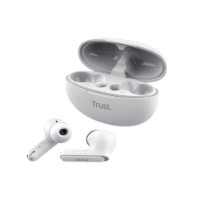 slušalke TRUST Yavi Earbuds, in-ear, ENC, brezžične, bele