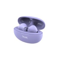slušalke TRUST Yavi Earbuds, in-ear, ENC, brezžične, vijolične