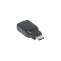 Adapter OCTIO, USB-C (M) na USB-A 3.1 (Ž), črn