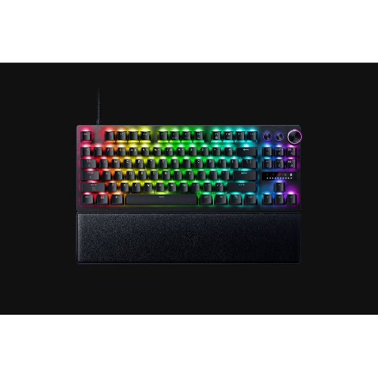Tipkovnica RAZER Huntsman V3 Pro Tenkeyless 8KHz, Analog Optical Switch Gen 2, RGB, US Layout, USB, črna