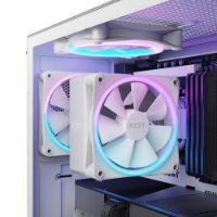 Hladilnik NZXT T120, za Intel in AMD, RGB, beli
