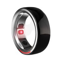 Pametni prstan HIFUTURE FutureRing M 60mm, spremljanje aktivnosti, srebrno-črn