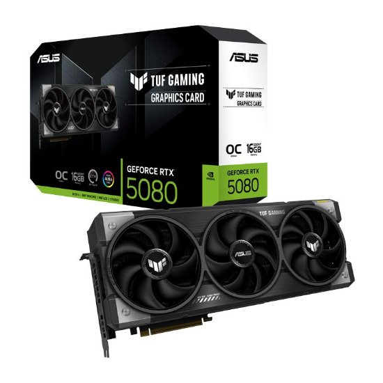 Grafična kartica ASUS GeForce RTX 5080 TUF Gaming OC, 16GB GDDR7