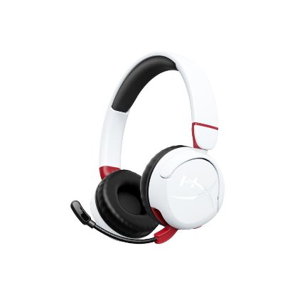 slušalke HyperX Mini Kids Wireless, brezžične, BT, 3.5mm, bele