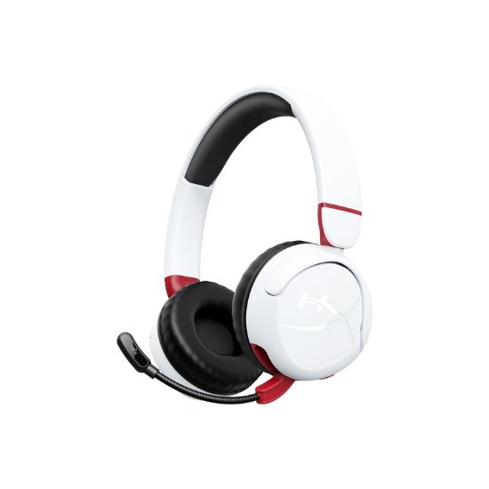 slušalke HyperX Mini Kids Wireless, brezžične, BT, 3.5mm, bele
