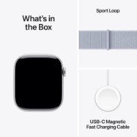 Pametna ura APPLE Watch S10 GPS, 46mm Silver Alu Case with Blue Cloud Sport Loop