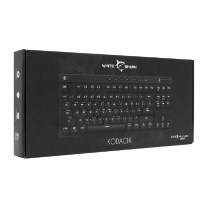 Tipkovnica WHITE SHARK ESL-K1 Kodachi, RGB, mehanička, US-Layout, USB, črna