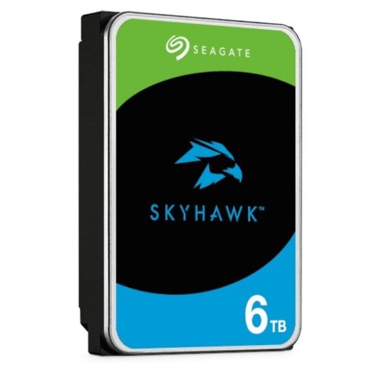 Trdi disk 6TB SEAGATE Skyhawk ST6000VX009, HDD, SATA3, 256 MB predpomnilnika, 5400 obr./min, 3,5", za namizni računalnik