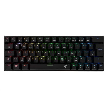 Tipkovnica WHITE SHARK GK-003112 Kaiken, RGB, crveni switch, mehanička, UK/SLO/HR, brezžična, črna