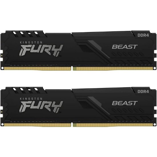 RAM  pomnilnik KINGSTON Fury Black Beast 64GB, DDR4, 3200Mhz, 2x 32GB kit, CL16