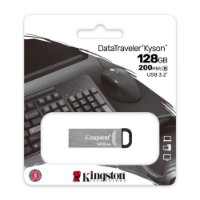 USB ključek 3.2 FLASH DRIVE, 128GB, KINGSTON DataTraveler Kyson DTKN/128GB, srebrni