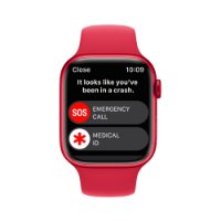 Pametna ura Apple Watch S8 GPS, 45mm Red Aluminium Case with Red Sport Band - Regular