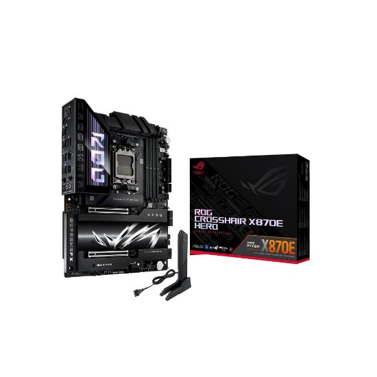 Matična plošća ASUS ROG Crosshair X870E Hero, AMD X870E, DDR5, WiFi, ATX, s. AM5