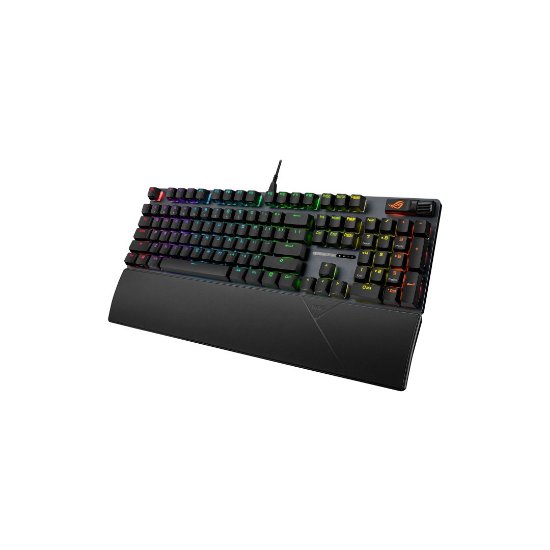 Tipkovnica ASUS ROG Strix Scope II X, RGB, mehanska, ROG NX Snow V2 switch, US Layout, črna, USB