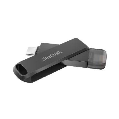 USB ključek 3.1 FLASH DRIVE, 64GB, SANDISK iXpand Flash Drive Luxe, USB-C, Lightning, DIX70N-064G-GN6NN, črna