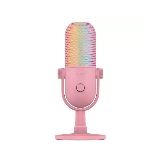 Mikrofon RAZER Seiren V3 Chroma, RGB, namizni, roza