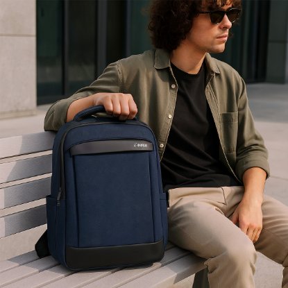 Nahrbtnik za prenosnik OCTIO Venture 15,6" moder