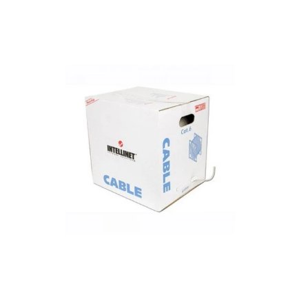 Kabel Intellinet Cat.6, Solid, 23 AWG, UTP, siv, kolut 305m