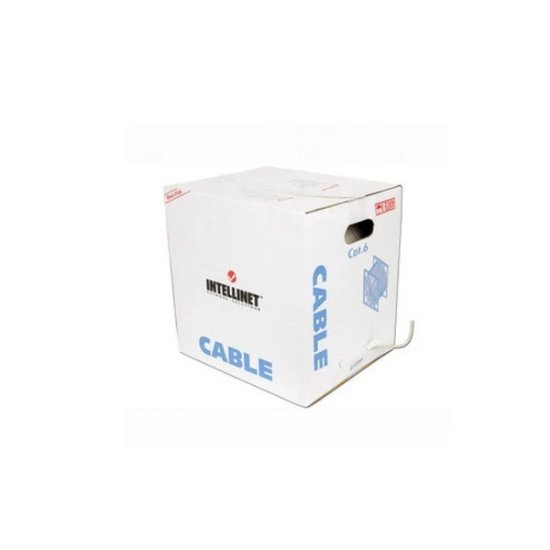 Kabel Intellinet Cat.6, Solid, 23 AWG, UTP, siv, kolut 305m