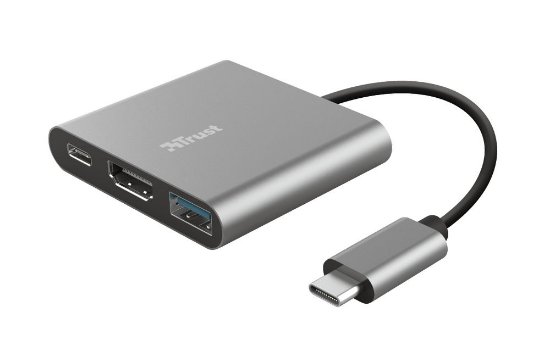 Postaja za priklop TRUST Dalyx, 3 v 1, USB-C na USB 3.1, USB-C, HDMI, za prenosnikAsk ChatGPT
