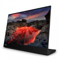 Prenosni monitor 14" LENOVO ThinkVision M14t Gen 2, 2240x1400, IPS, 60Hz, 8ms, 300cd/m2, črn