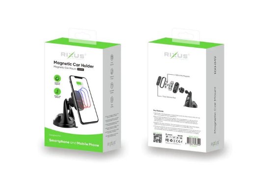 Nosilec za pametni telefon RIXUS RXHM9, magnetni, za ventilaciju