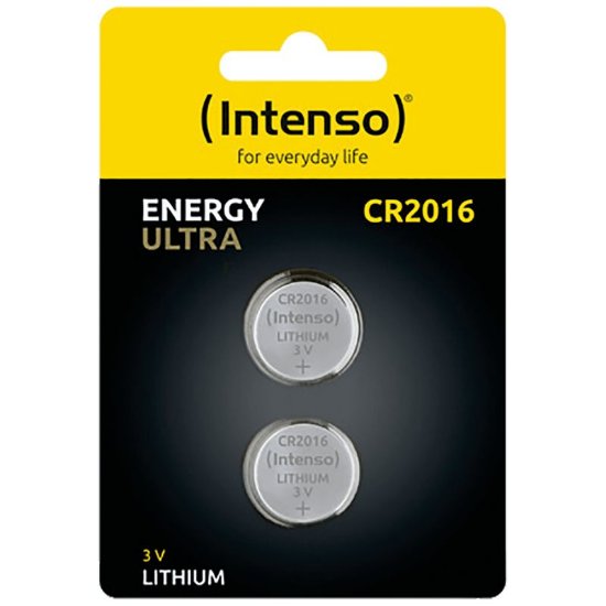 Baterije INTENSO CR2016, litijeve, 3 V, 80 mAh, 2 kosa