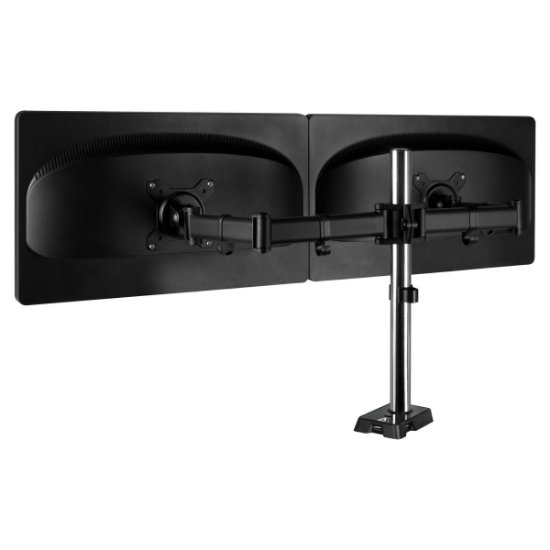 Stojalo za monitor ARCTIC Z2 Gen 3, stolni, do 35", za 2 monitora, USB 2.0 HUB, črn
