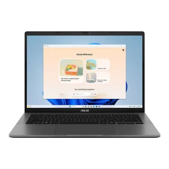 Prenosnik ASUS VivoBook S14 M3407KA-SF028W / Ryzen AI 7 350, 32GB, 1TB SSD, AMD Radeon grafika, 14" WUXGA OLED, Windows 11, siv