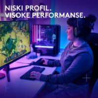 Tipkovnica LOGITECH Gaming G515 Lightspeed TKL, Tactile switch, RGB, mehanička, brezžična, US Layout, USB, črna