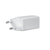 Polnilec ASUS AC65-05 GaN, 65W PD, 2xUSB-C, kabel, beli