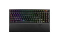 Tipkovnica ASUS ROG Strix Scope II 96 Wireless, RGB, mehanička, US Layout, brezžična, USB, BT, črna