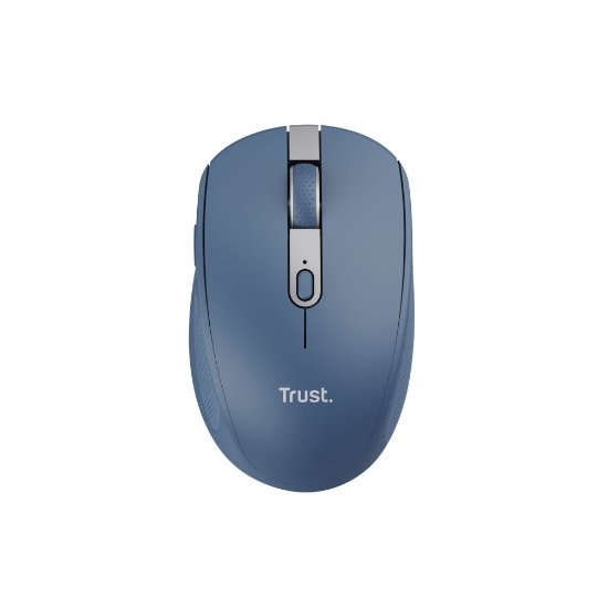Miška TRUST Ozaa Compact, optična, brezžična, 3200 dpi, modra