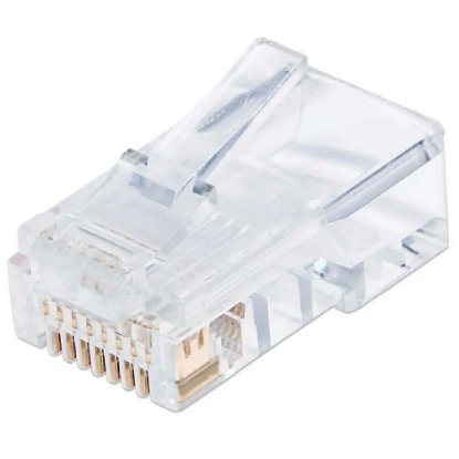 UTP konektor INTELLINET CAT5e RJ45 Pro Line, trojni zobčasti terminal, 100 kosov