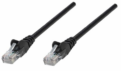 Kabel INTELLINET, patch CAT6, U/UTP, črn, 10m