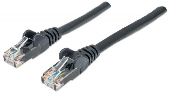 Kabel INTELLINET, patch CAT6, U/UTP, črn, 5 m