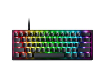 Tipkovnica RAZER Huntsman V3 Pro Mini, Analog Switch, RGB, HR/US Layout, USB, črna