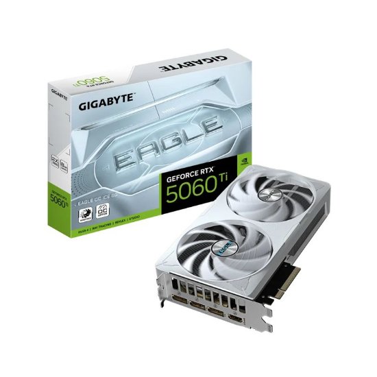 Grafična kartica GIGABYTE GeForce RTX 5060 Ti Eagle OC ICE, 8GB GDDR7