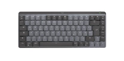 Tipkovnica LOGITECH MX Mechanical Mini Tactile Quiet, brezžična, BT, črna