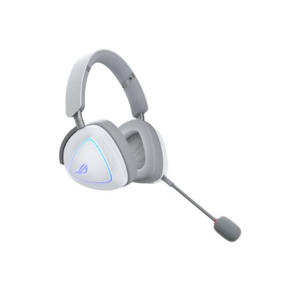 Slušalke ASUS ROG Delta II, brezžične, BT, bele