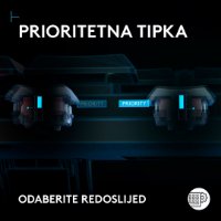 Tipkovnica LOGITECH Gaming G515 Rapid TKL, RGB, mehanska, US Layout, USB, črna