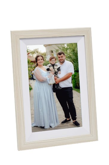 Digitalni okvir za fotografije YIO18C -10.1WC, 10.1" zaslon, WiFi, lesen